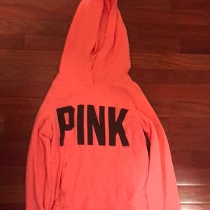 Bright pink/orange Victoria secret pink pullover